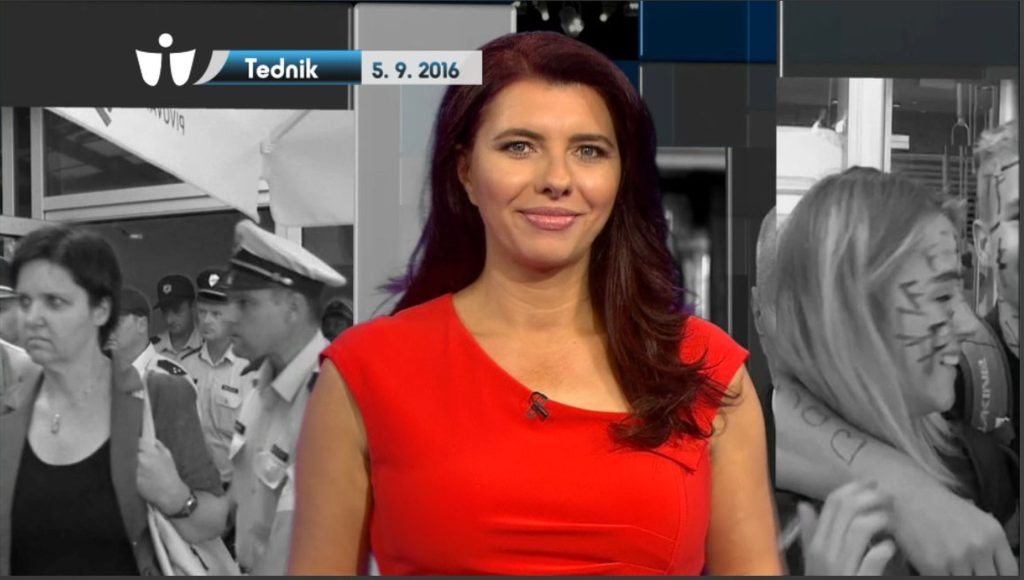 Jelena Ascic, televizijska voditeljica, Tednik, rtv slo,