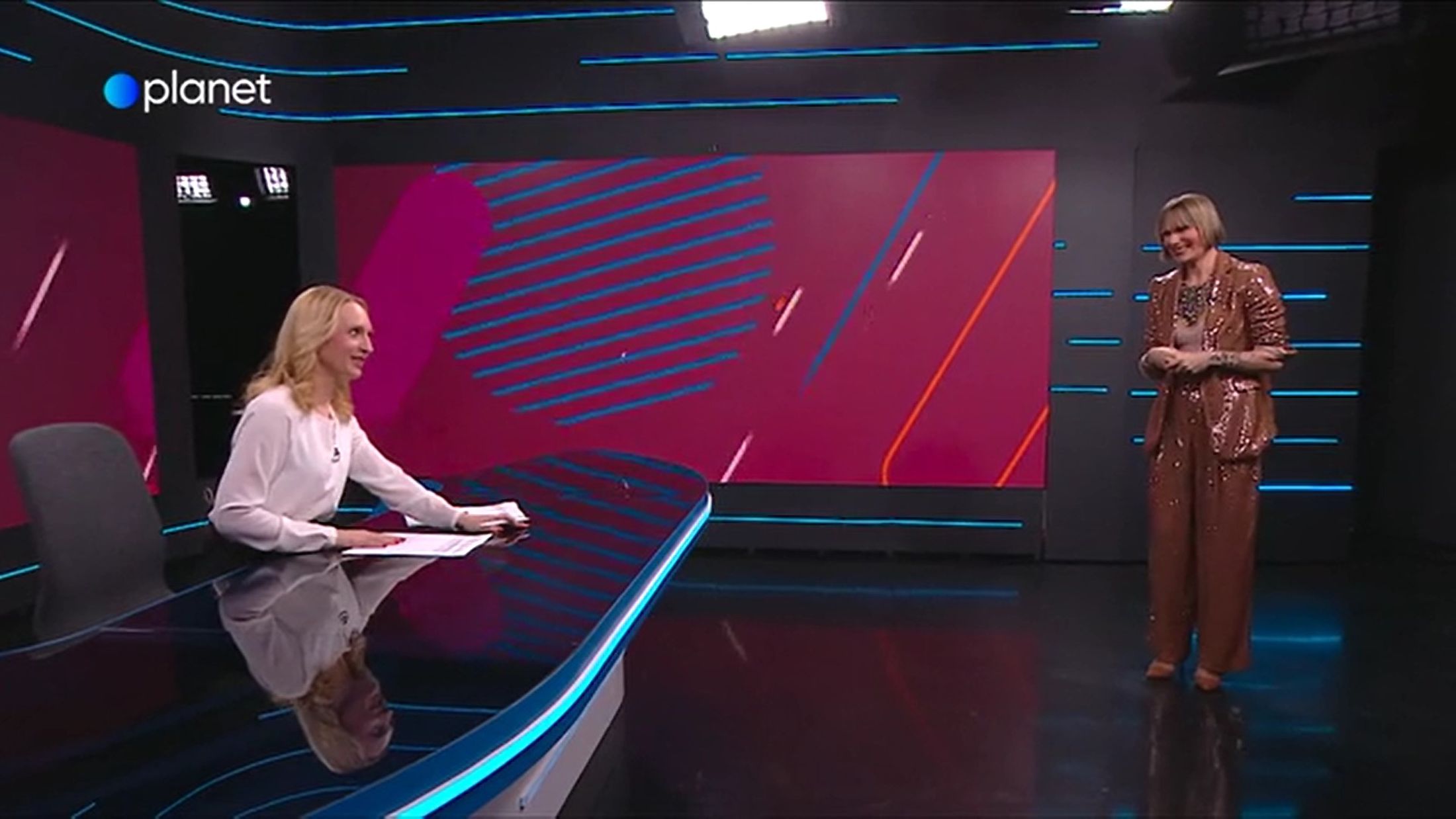 voditeljici Planet TV, Katarina Braniselj, Ana Raščan, voditeljici,