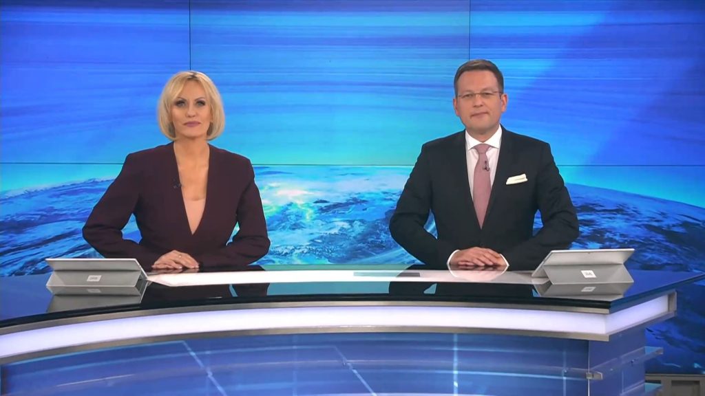 Petra Kerčmar, televizijska voditelja, Jani Muhič,