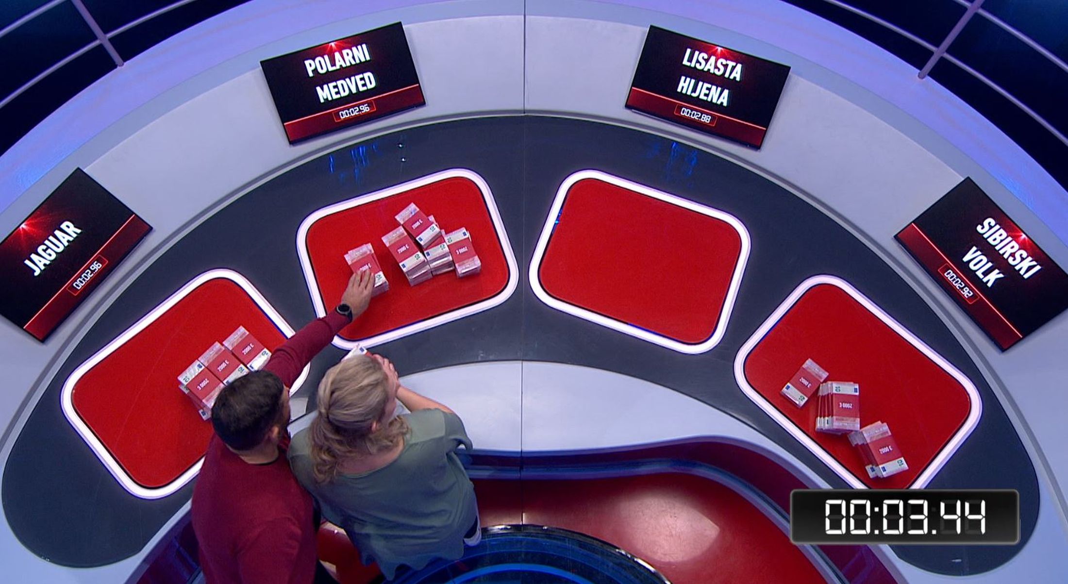 kviz denar pada kviz, Denar pada, stava, Luka Bračun, Maruša Bračun,