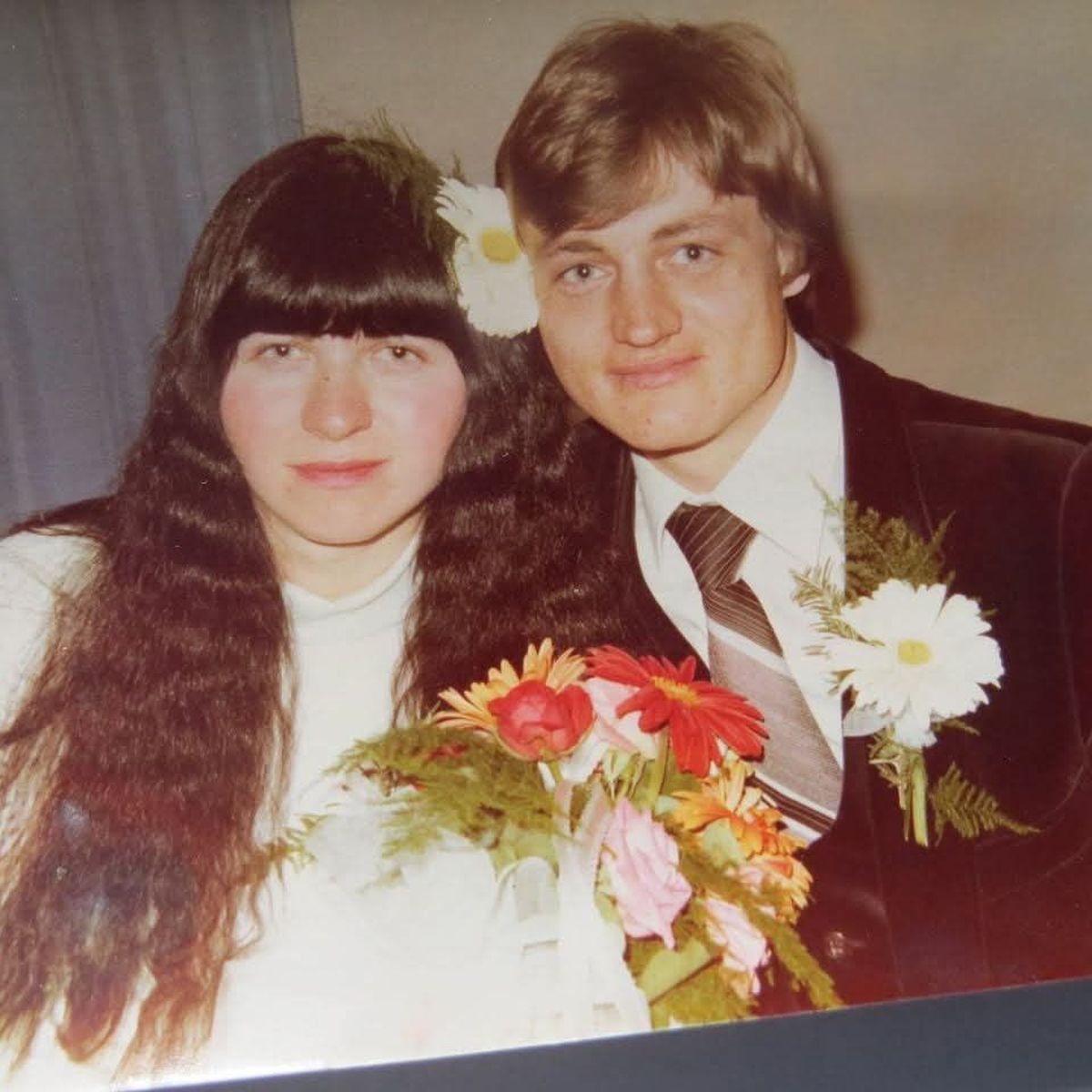 Danica Roškar, Slavko Roškar, poroka, 