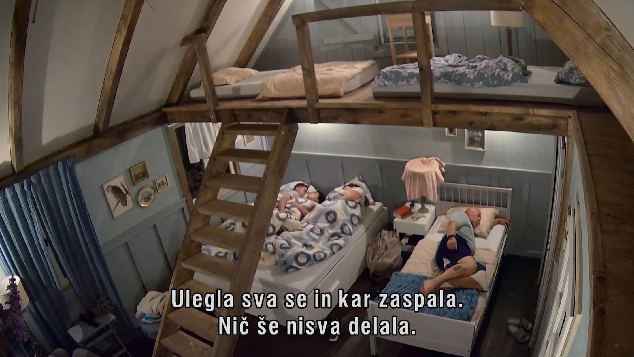 Kmetija resničnostni šov, Kmetija, Iman, David, tekmovalci, spanje,