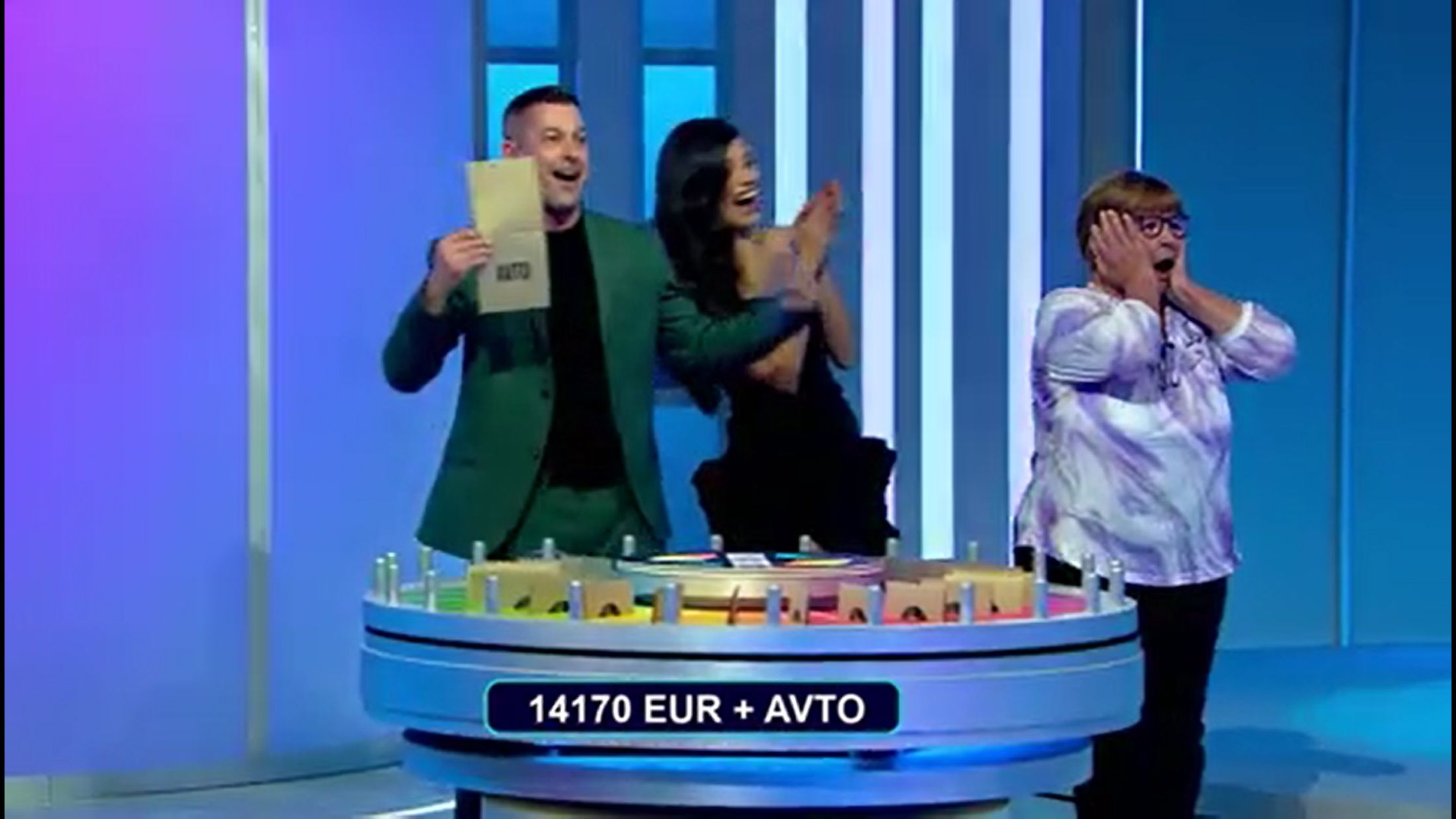 oddaja, Kolo sreče, voditelja, Klemen Bučan, Nataša Naneva, Julijana, 