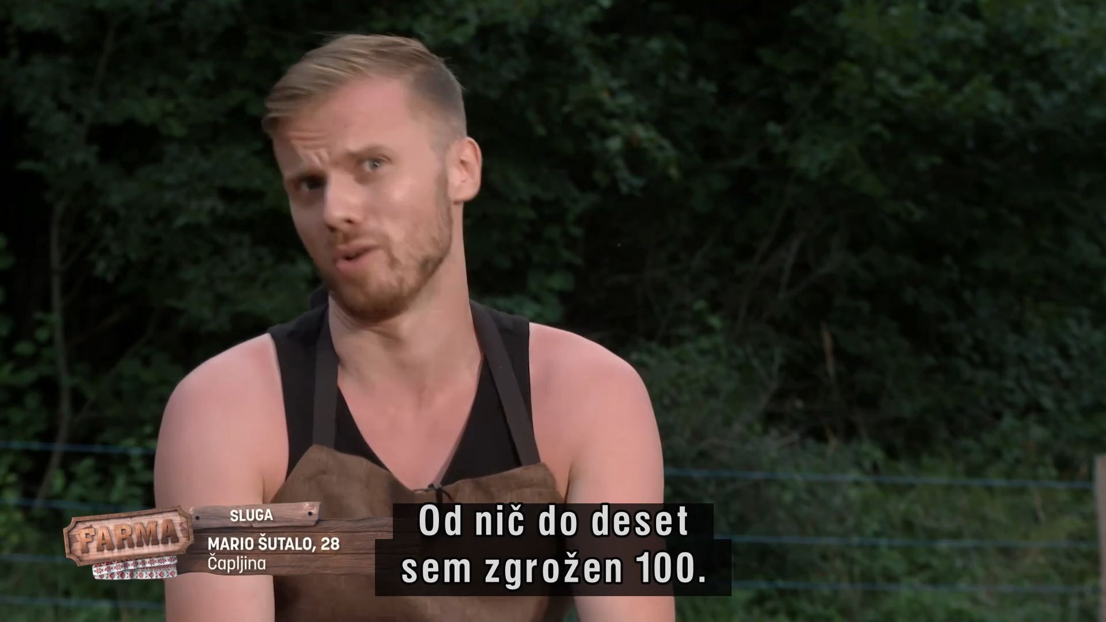 resničnostni šov, Kmetija, tekmovalec Mario, 