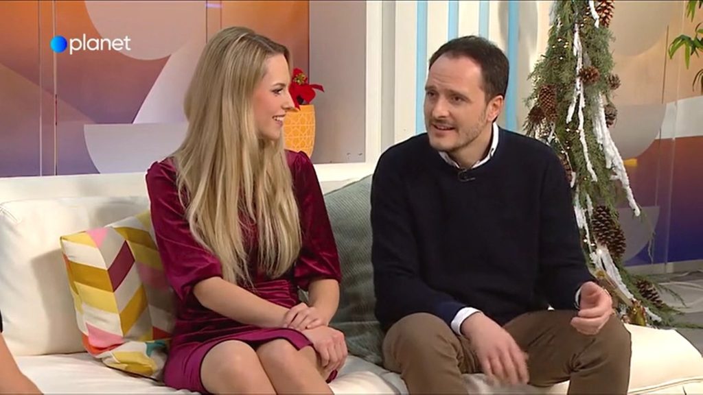 par, Lara Medved, Blaž Švab, televizijska voditeljica, glasbenik,