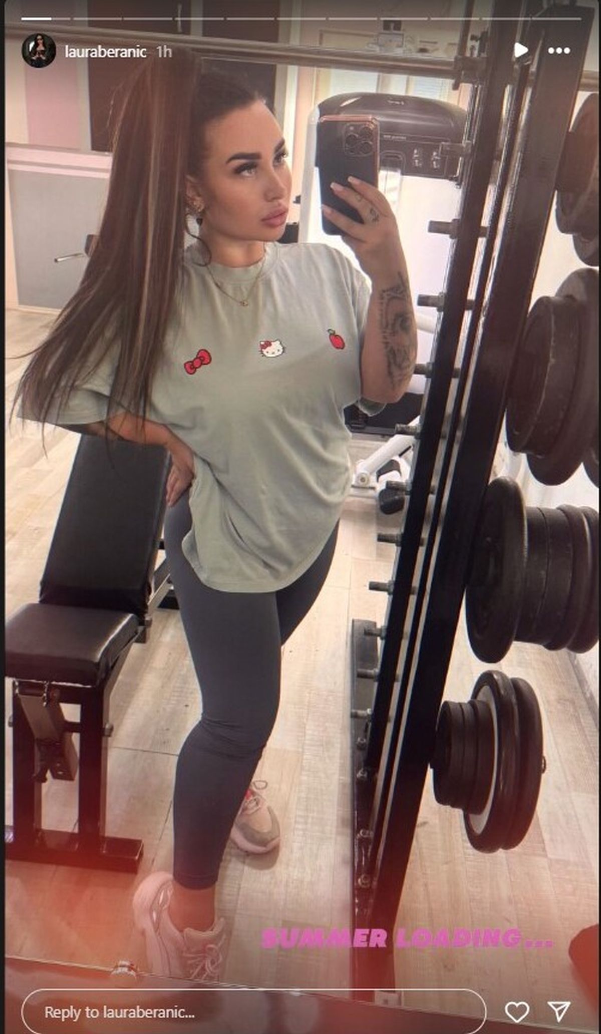 Laura Beranić Laura Beranić, fitnes, postava,