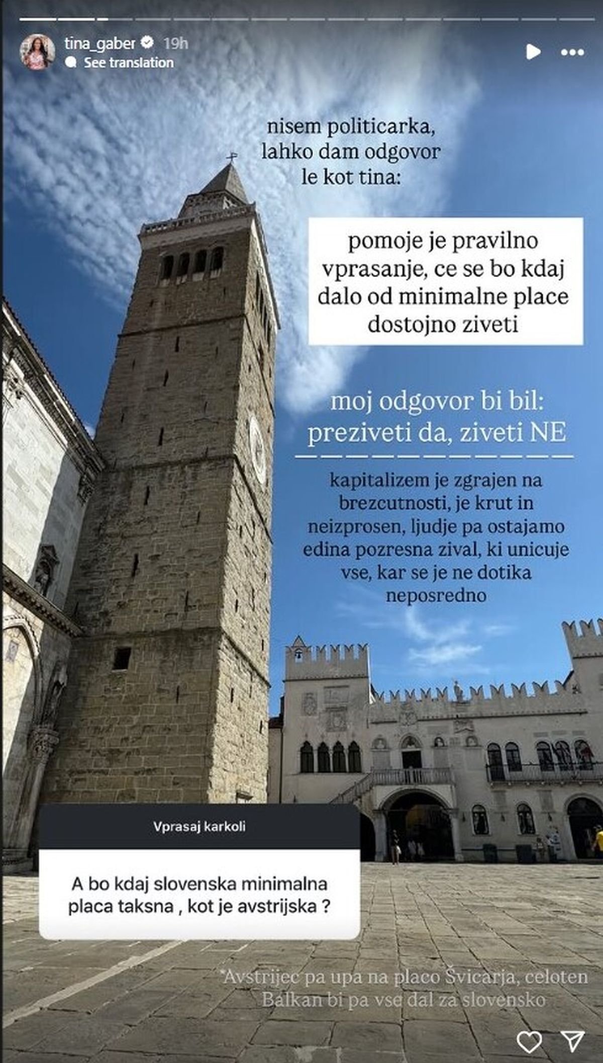 Tina Gaber Tina Gaber, Instagram, spletna vplivnica,