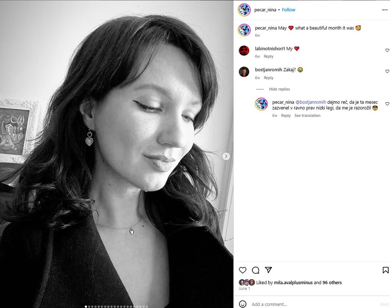 Nina Pečar glasbenica, Nina Pečar, sporočilo,
