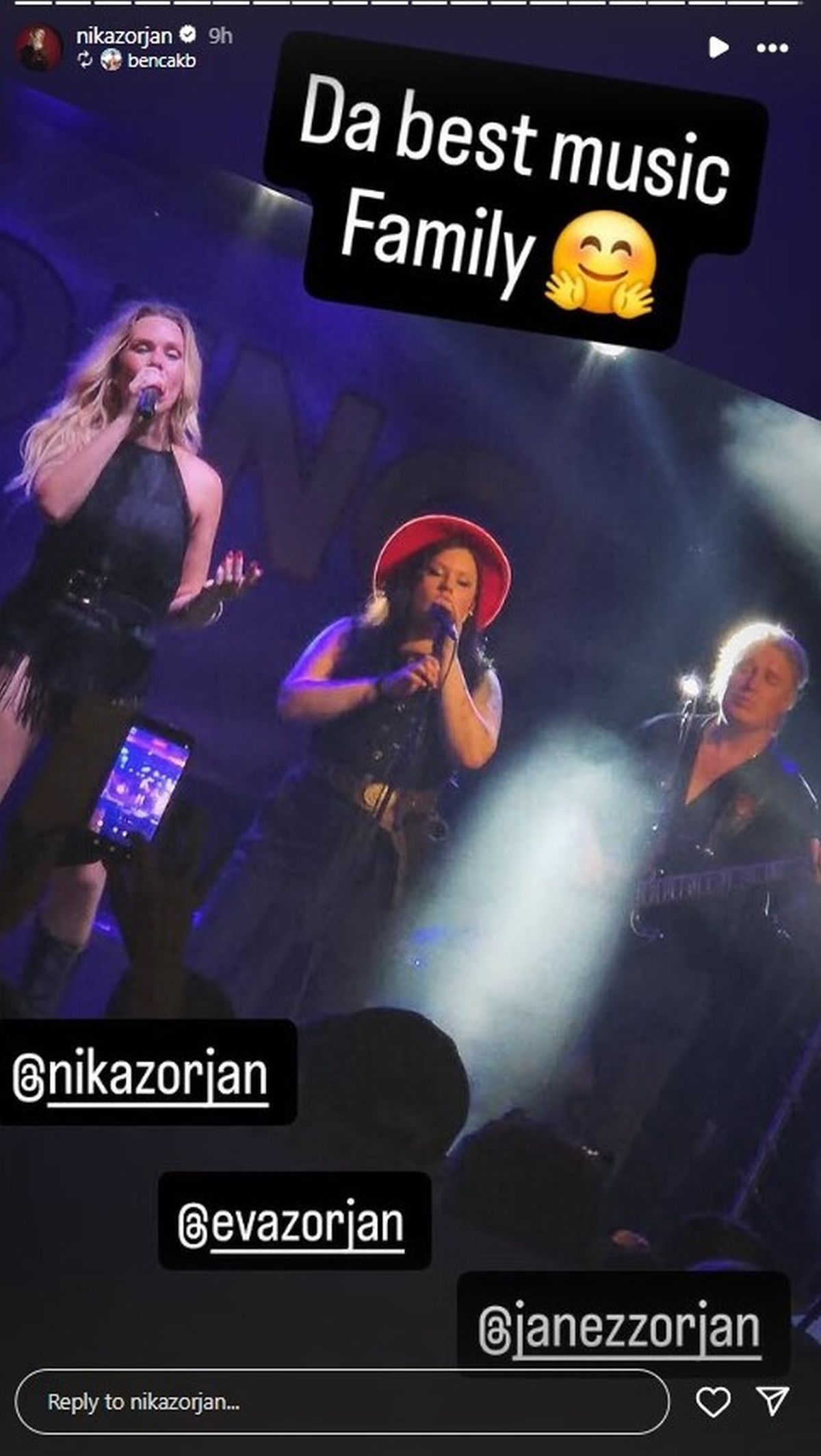 Nika Zorjan, družina, Eva Zorjan, 