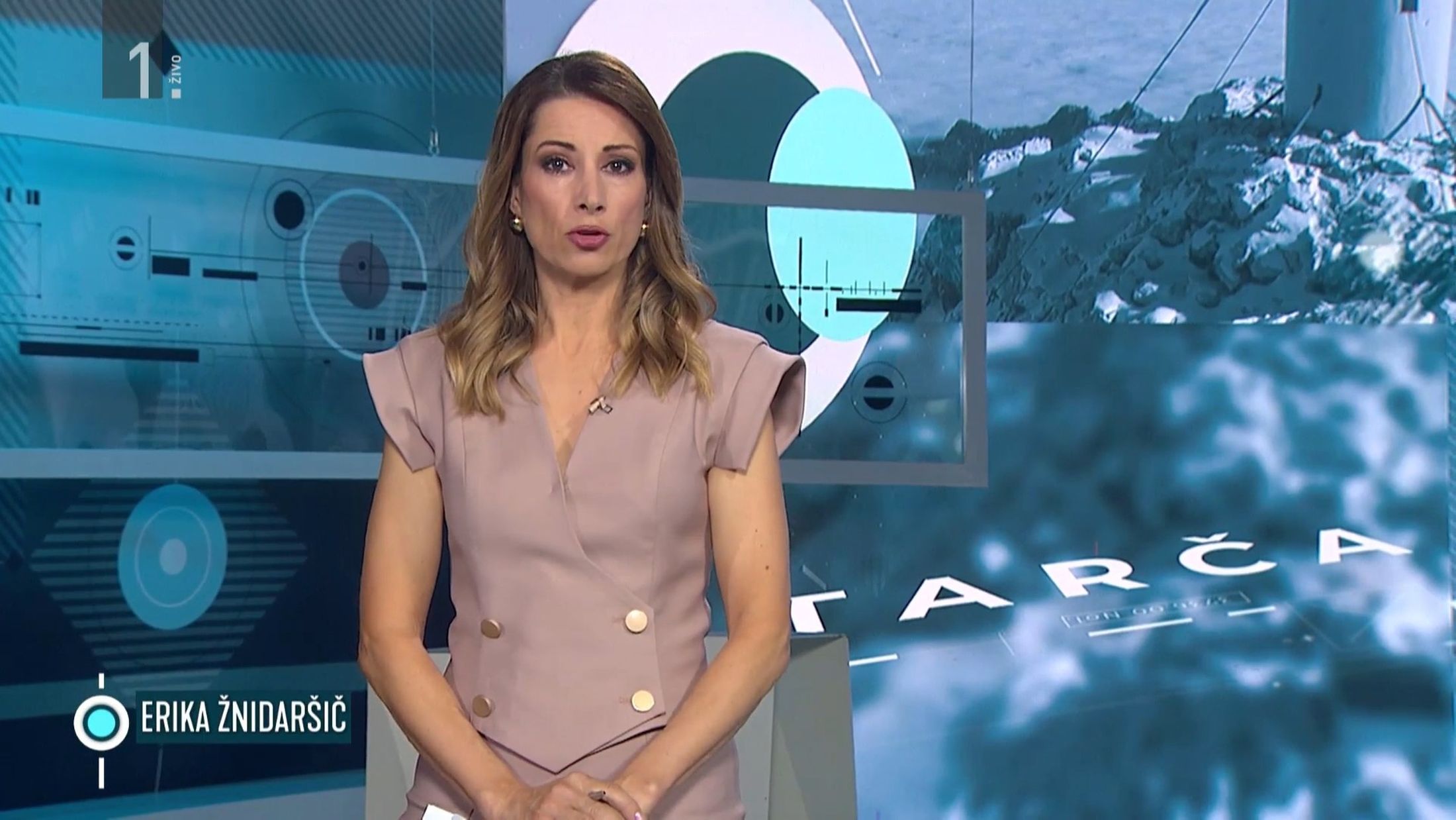 televizijska voditeljica, Erika Žnidaršič,