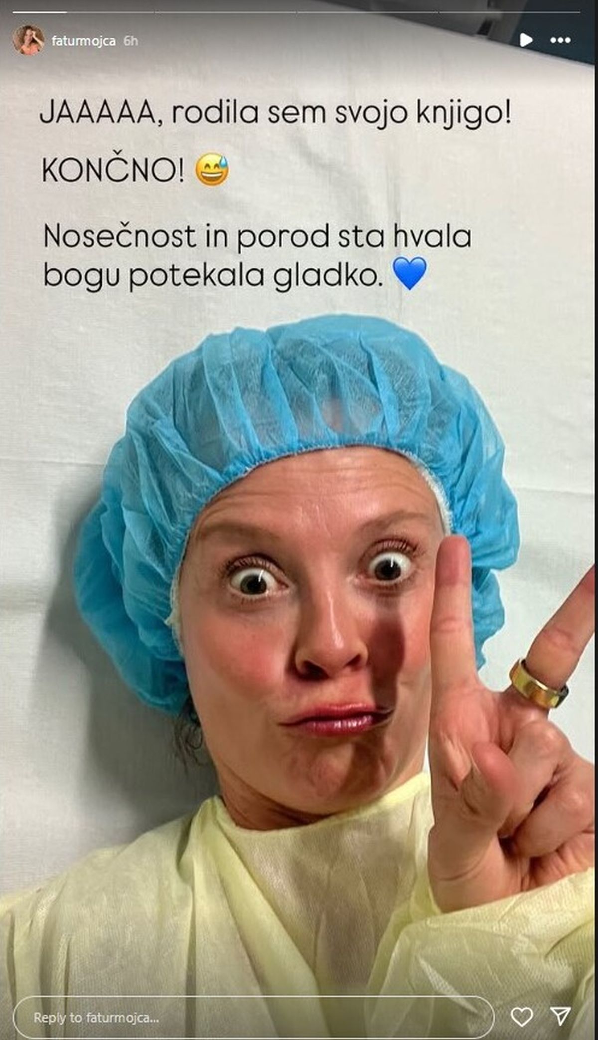 Mojca Fatur Mojca Fatur, Instagram zgodba,