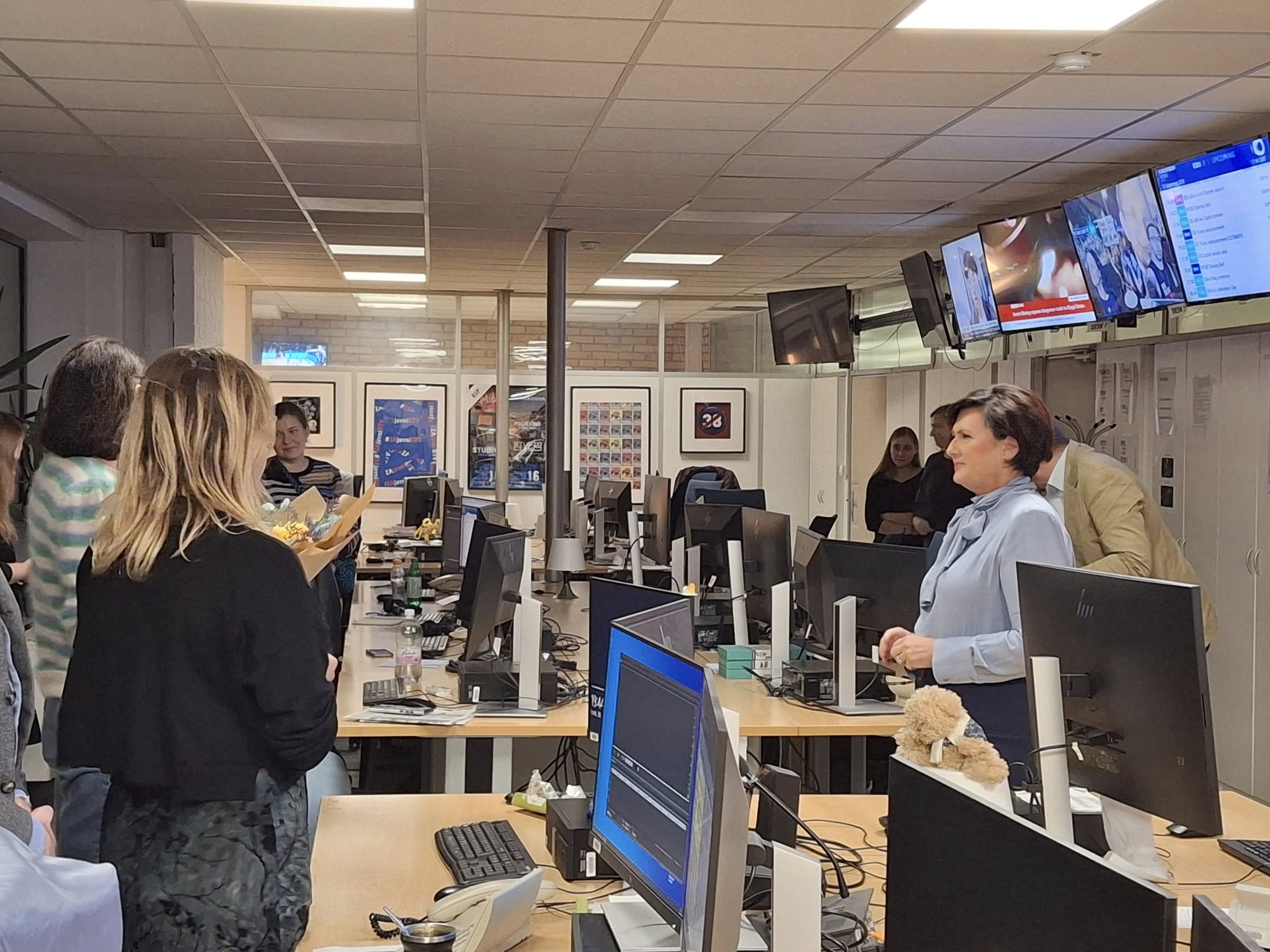 novinarji, pisarna, RTV Slovenija, 