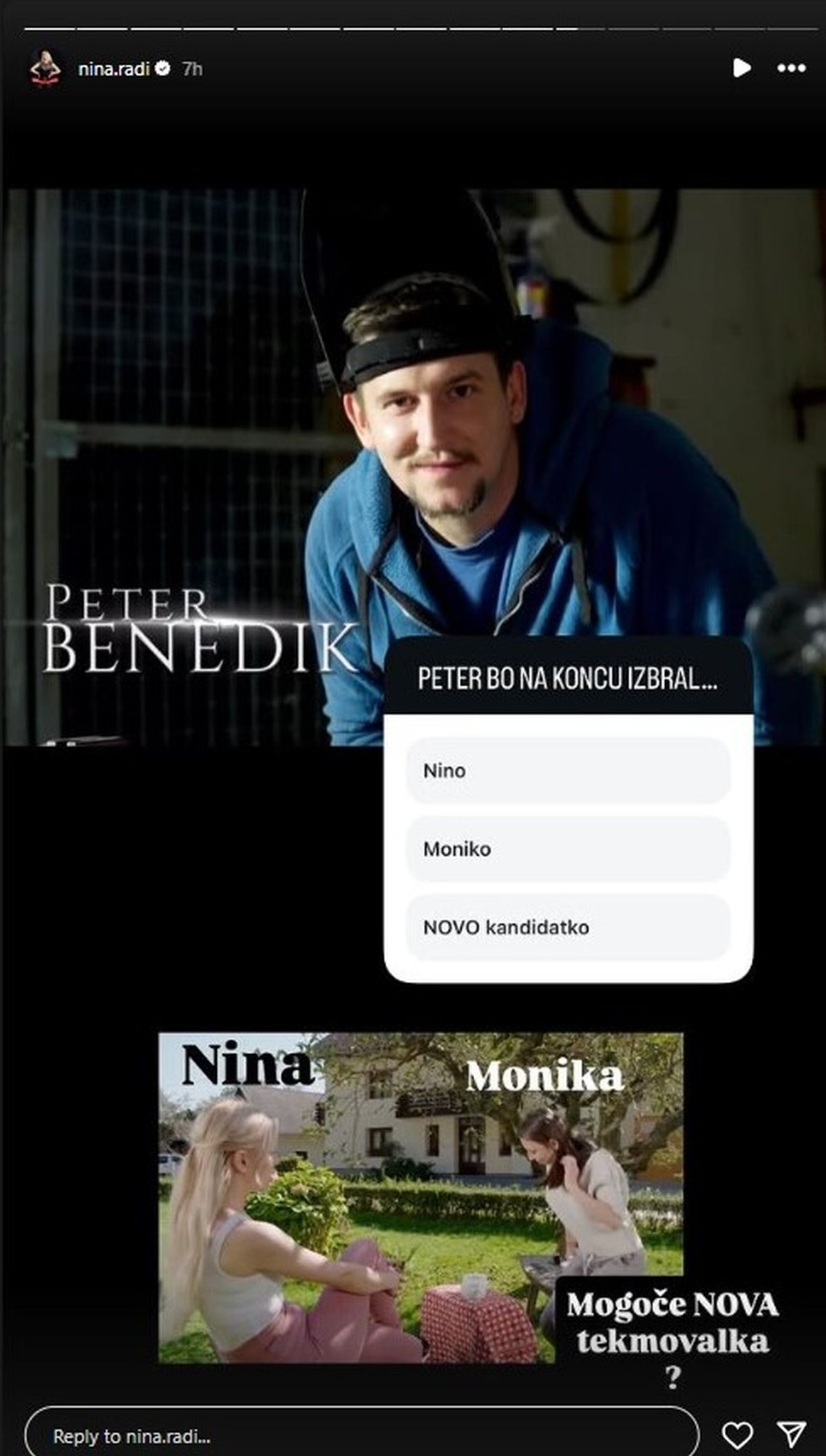 instagram NIna Radi, Instagram, resničnostni šov,
