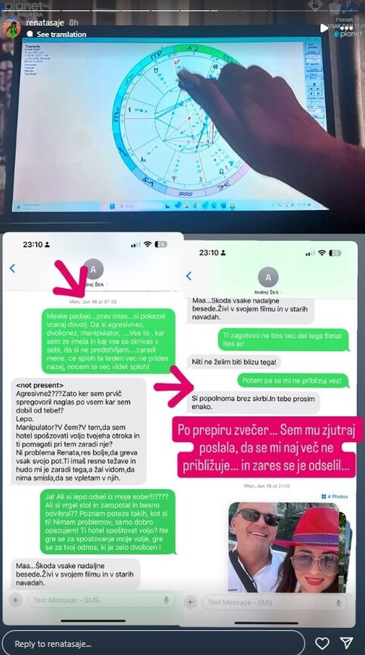 Instagram zgodba Instagram zgodba, Renata Saje,