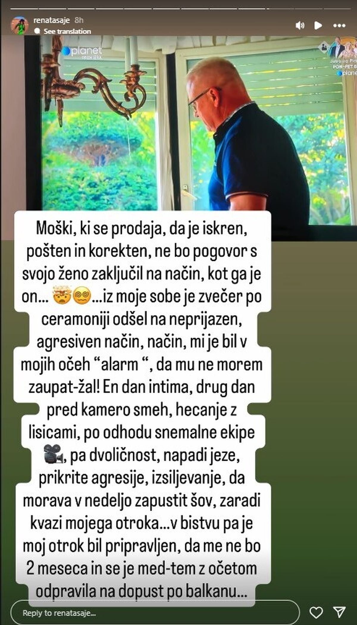 Instagram zgodba Instagram zgodba, Renata Saje,