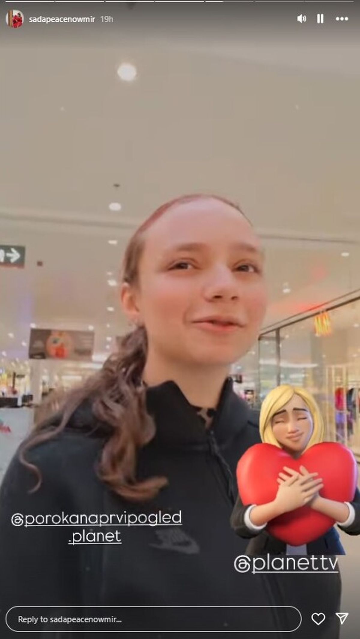 Viki, Instagram zgodba, hčerka, 