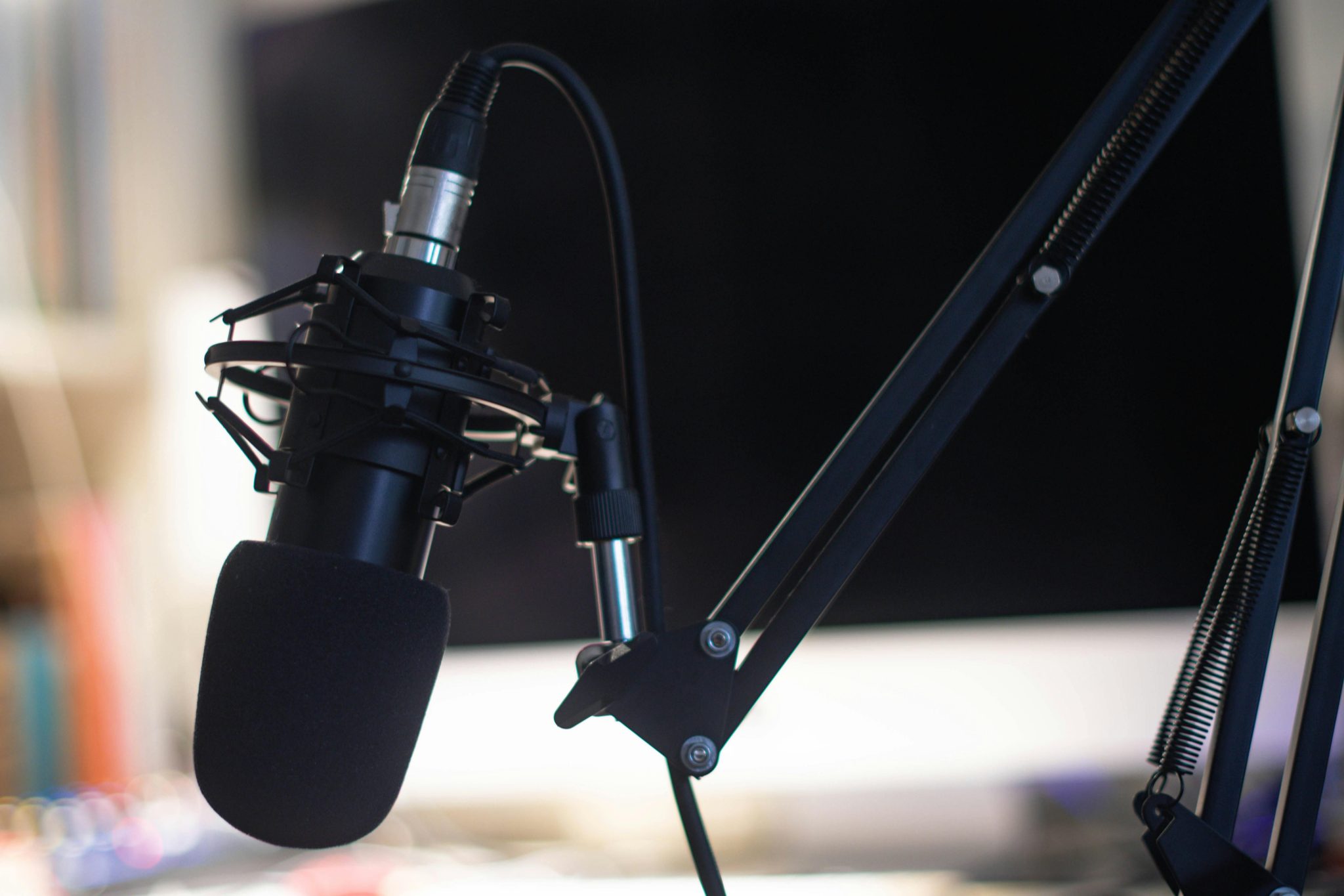 Mikrofon, radio, studio,