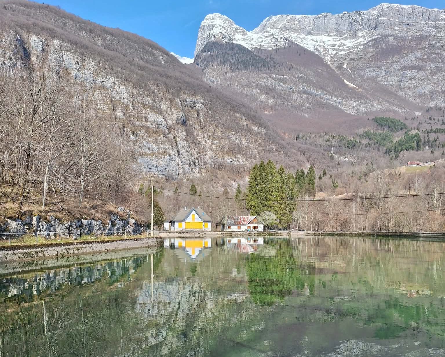 Bovec Bovec, jezero, narava,
