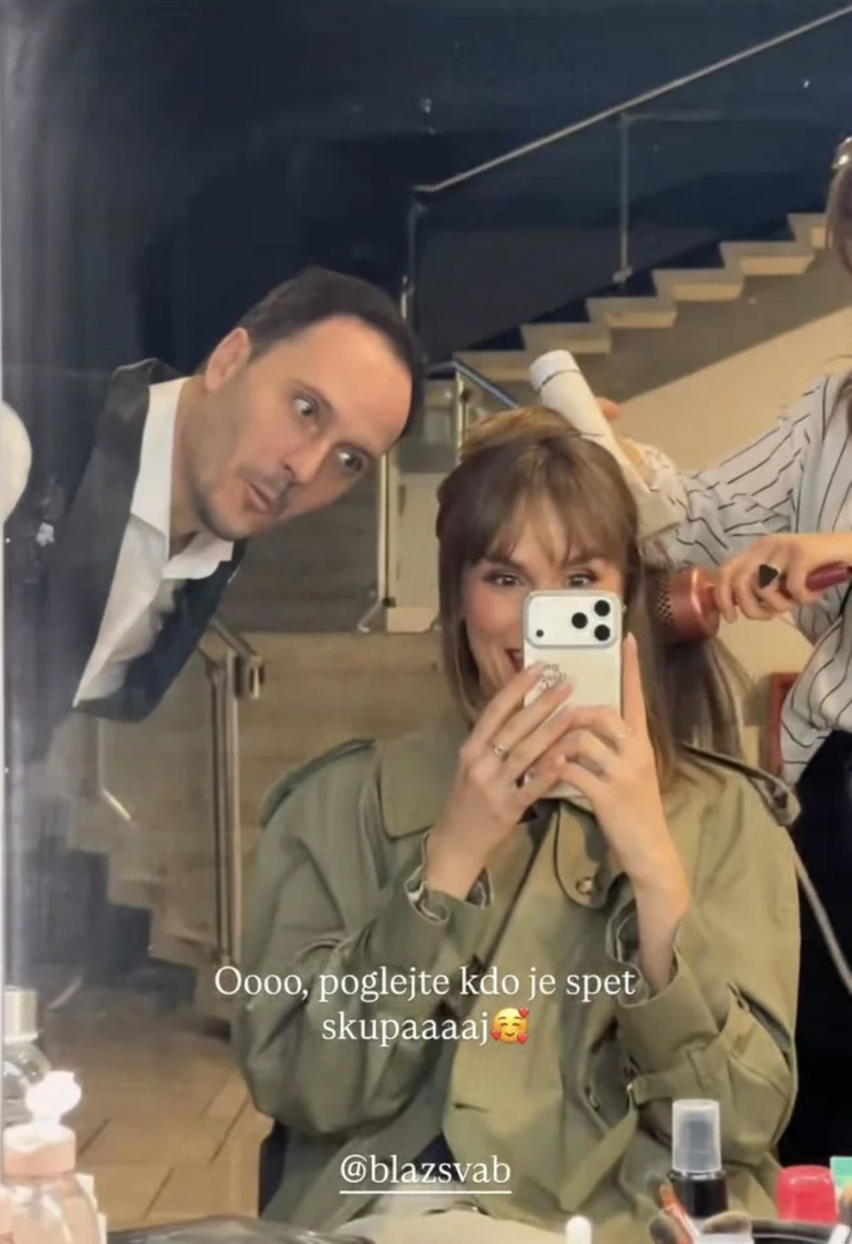 Blaž Švab, Melani Mekicar, Instagram, 