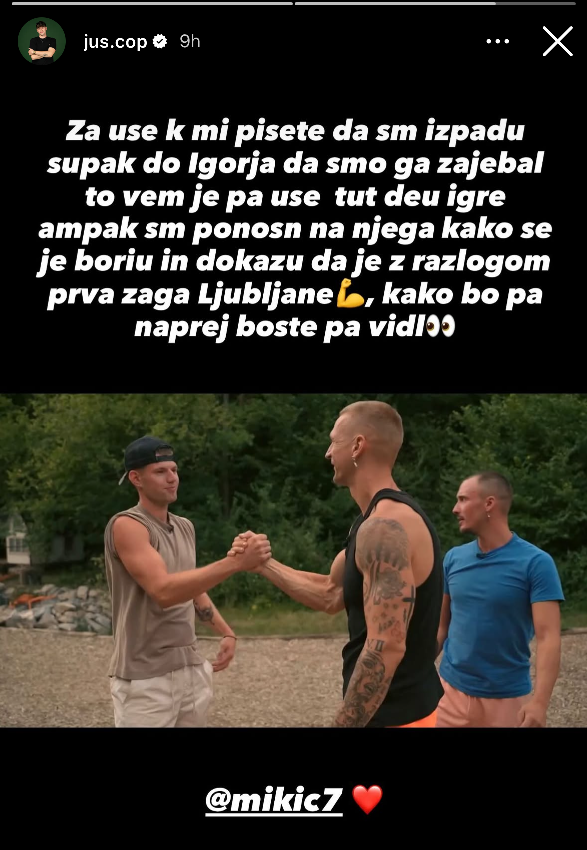 juš, instagram, igor