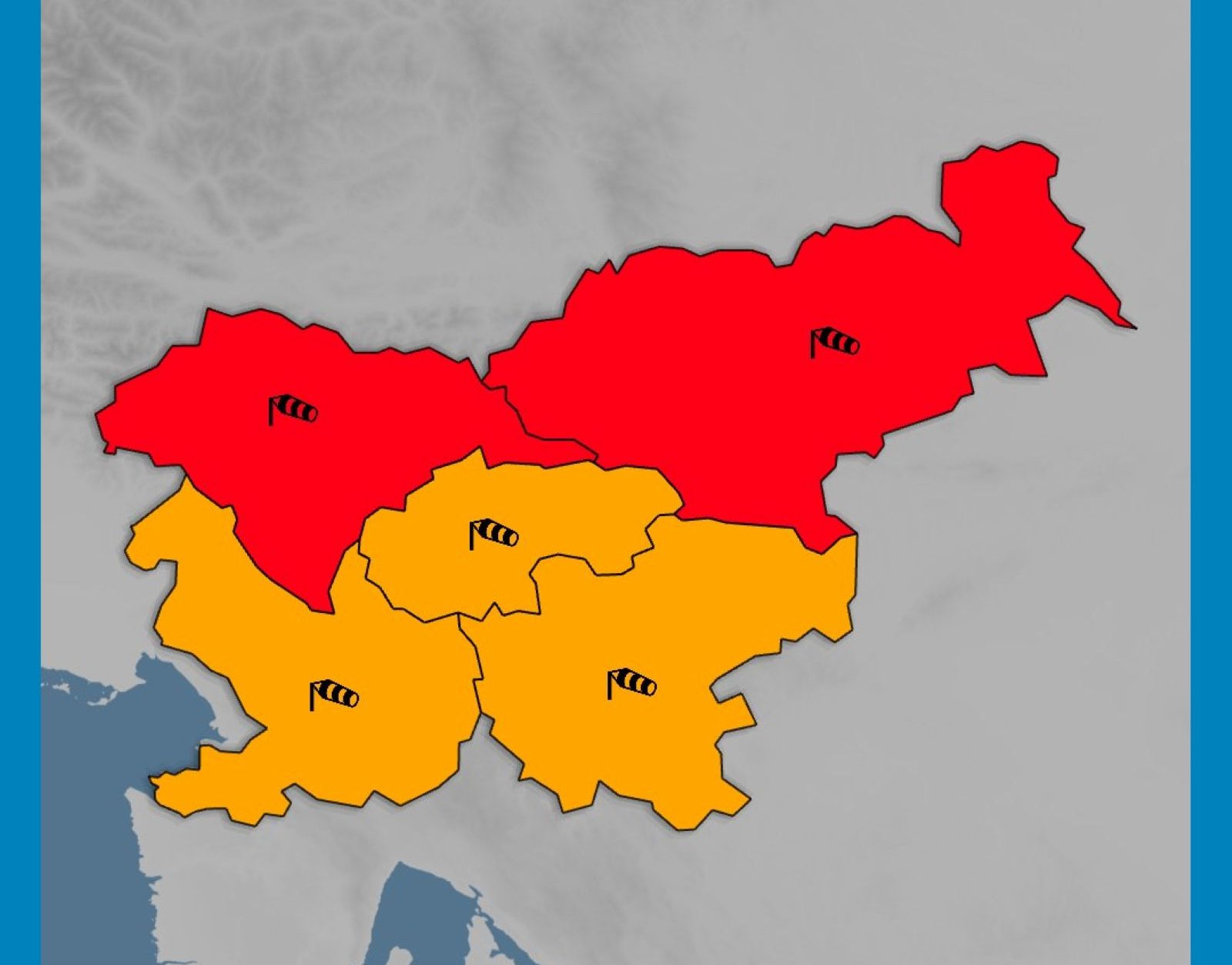 vreme vreme, slovenija, opozorilo,