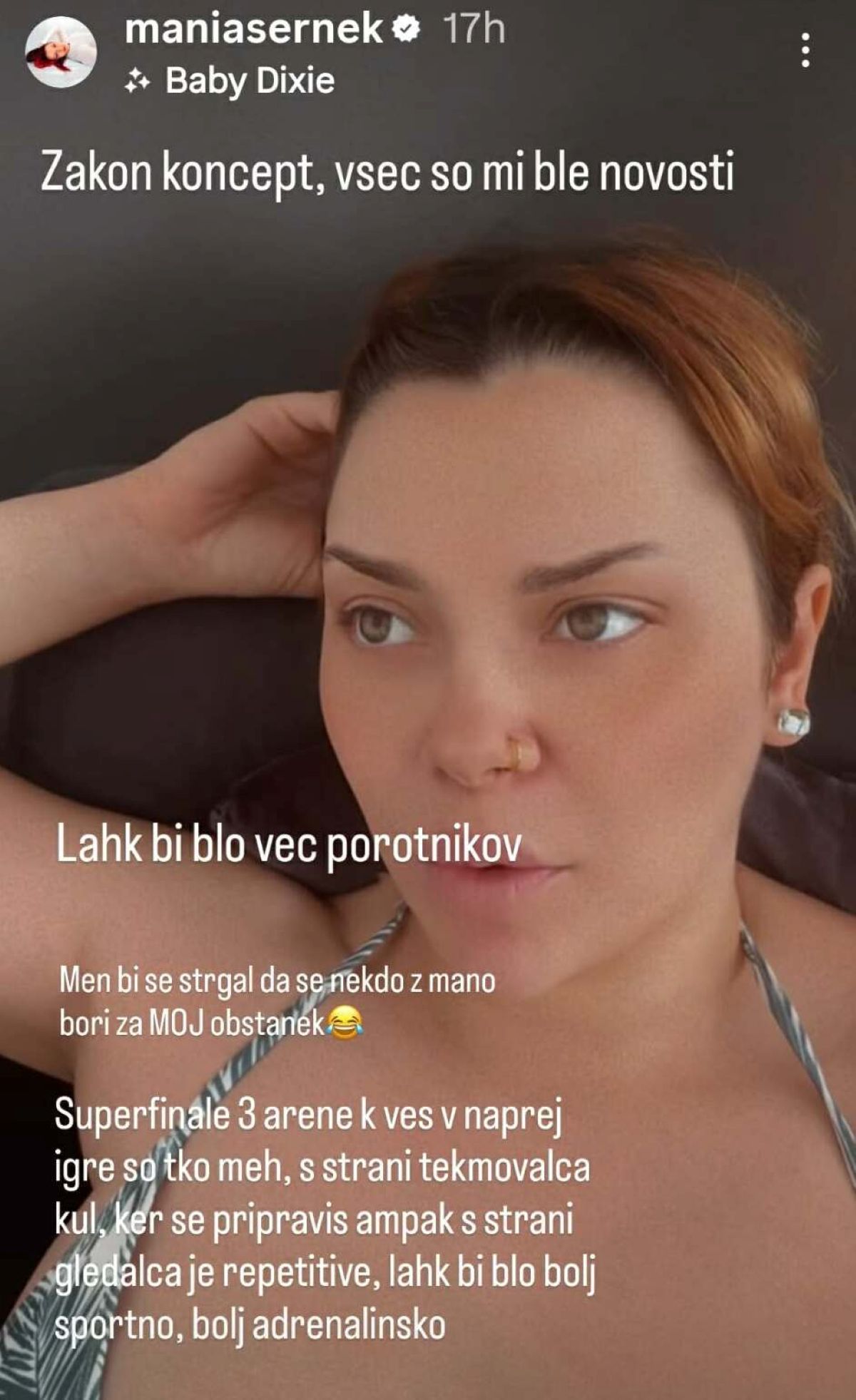 Manja sporočilo