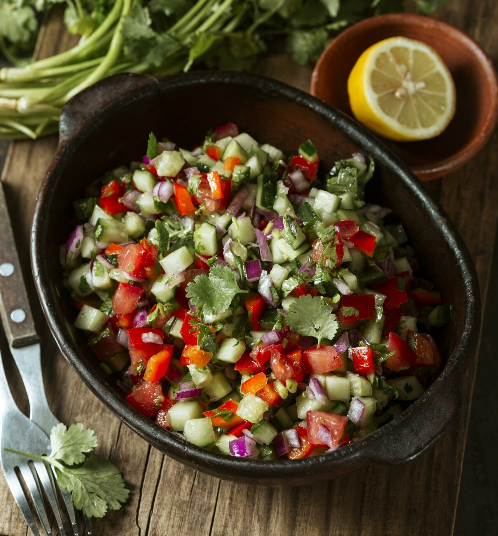 recept, solata