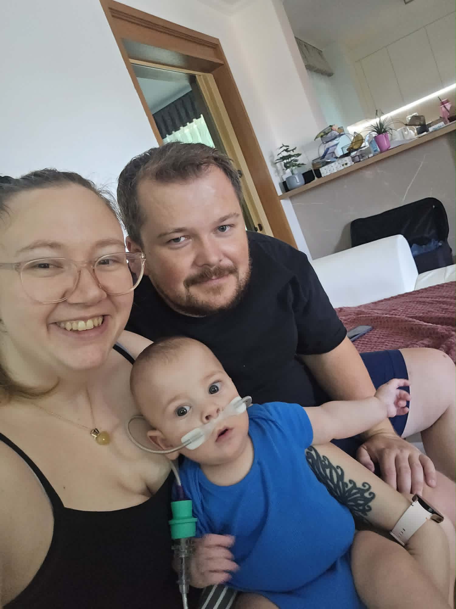 družina, Teja, Denis, Oskar,